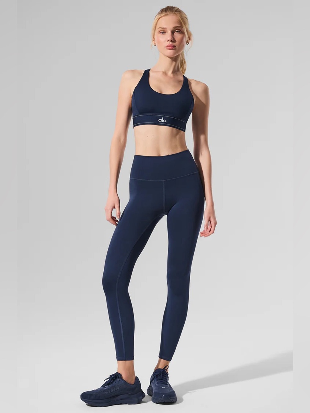 Alo Yoga 7/8 High-Waist Airlift Legging in Navy Size Small